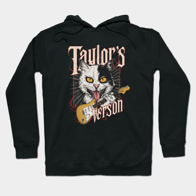 death metal taylors cat version Hoodie by Aldrvnd